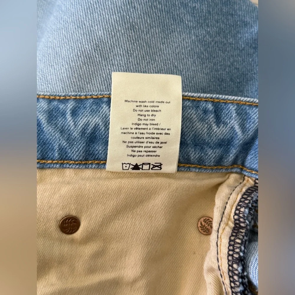 rag & bone Light Blue Straight Jeans - Picture 8 of 8